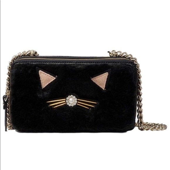 Kate Spade NY Marigold Brighton Lane Black Cat bag - Picture 3 of 8